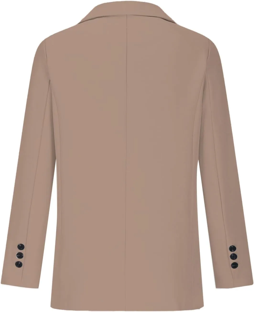 2025 Womens Work Office Blazer Jacket Casual Bussiness Blazers Open Front Long Sleeve Button Down Lapel Blazer
