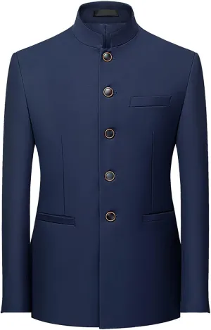 Blazers For Men 2024 Suit Pure Color Hot Stamping Business Gentleman Lapel Suit Mens Blazer Windbreaker Jackets