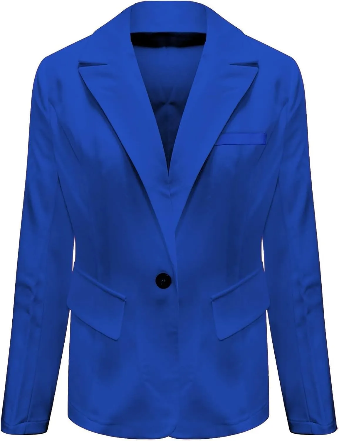 Blazers for Women 2025 Trendy Business Casual Jackets with Pockets Long Sleeve Lapel Office Blazer Outerwear