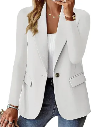 Blazers for Women Business Casual Dress Jacket Elegant Dressy Work Blazers Jackets Spring Summer Lightweight Suit Coat