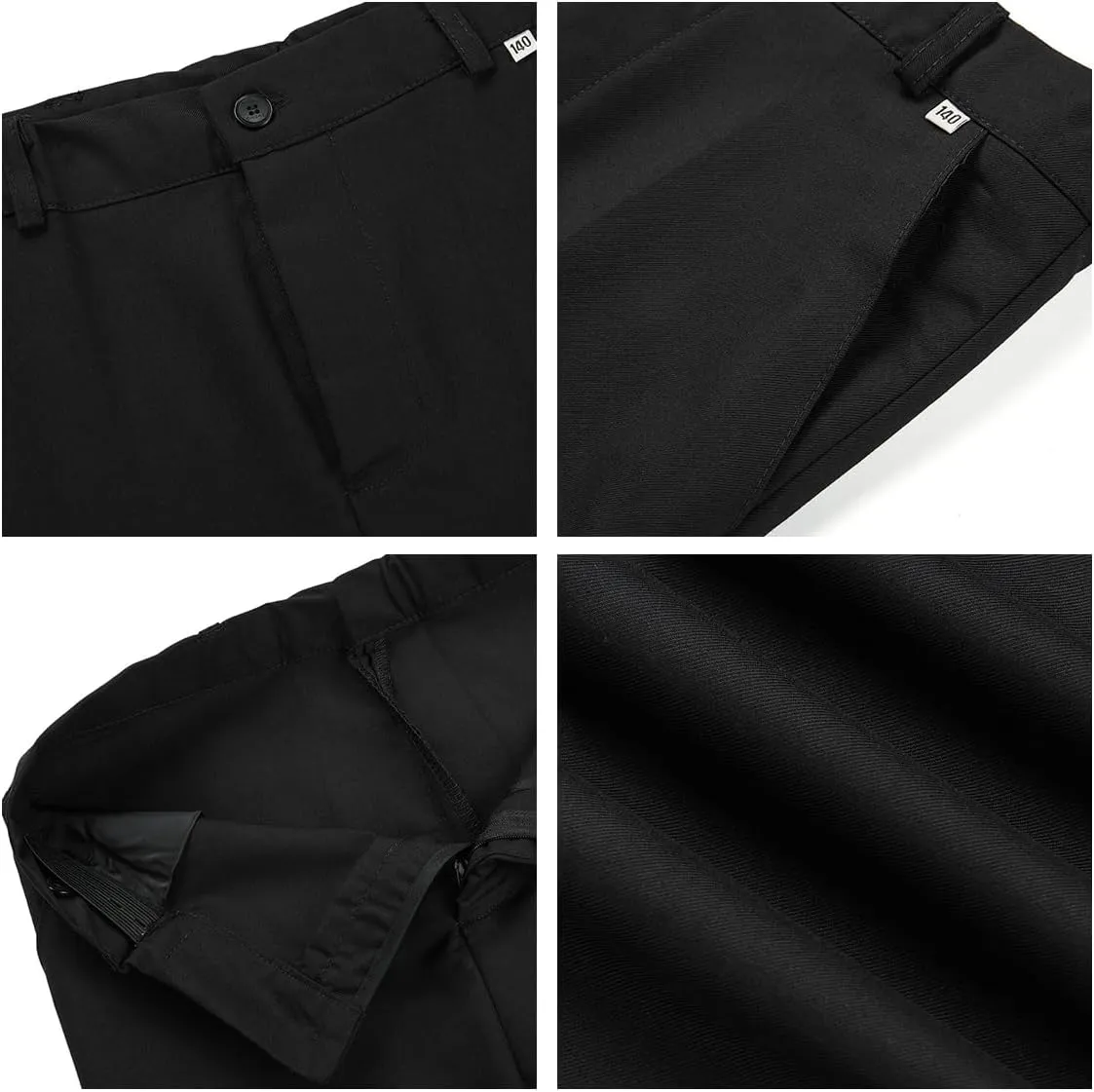 Boys Suits 3 Piece Formal Kids Tuxedo Suits for Boys Slim Fit Casual Ring Bearer Outfit with Blazer Jacket Pants and Vest