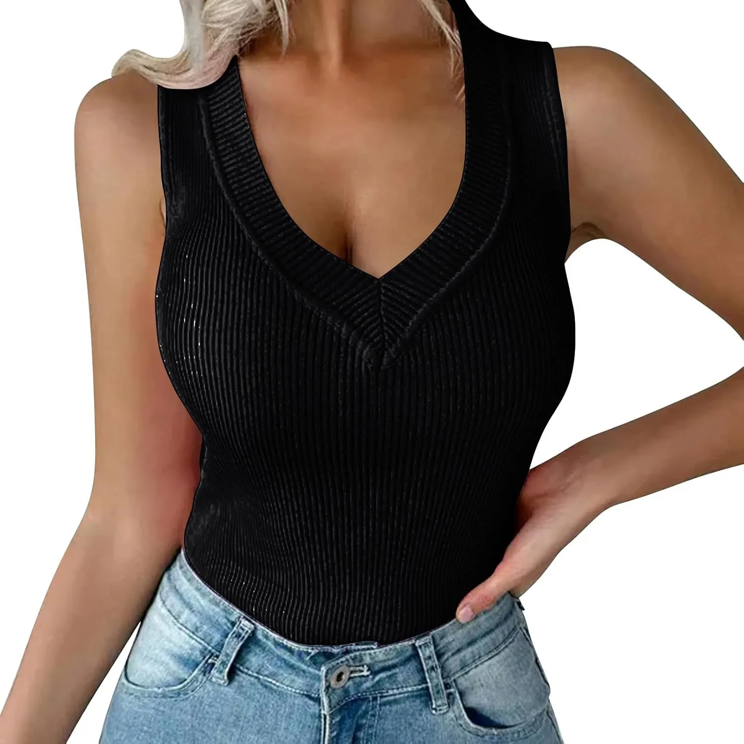 Breathable Sleeveless Shirt for Women 2025 Camis Quick-Dry Cool Tank Top Beach Going Out Loose Fit Blouses