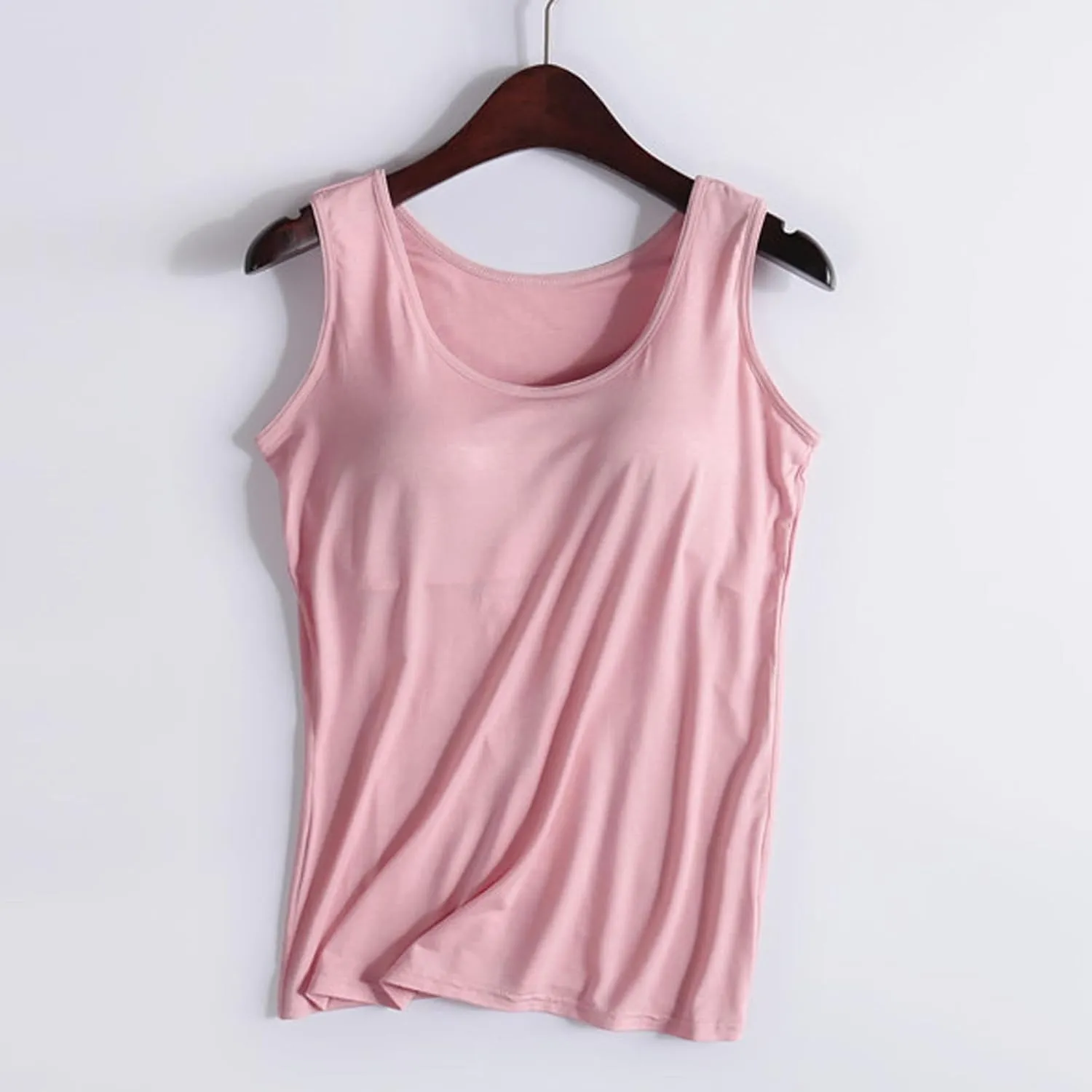 Built in Bra Tank Tops for Women Summer Tank Top Shelf Bra Padded Athletic Tank Tops Workout Sports Bra Top for 2024