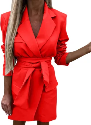 Business Suits for Women 2024 Office Women's Blazers Open Front Prtite Winter Jacket Loose Oversized Cardigan
