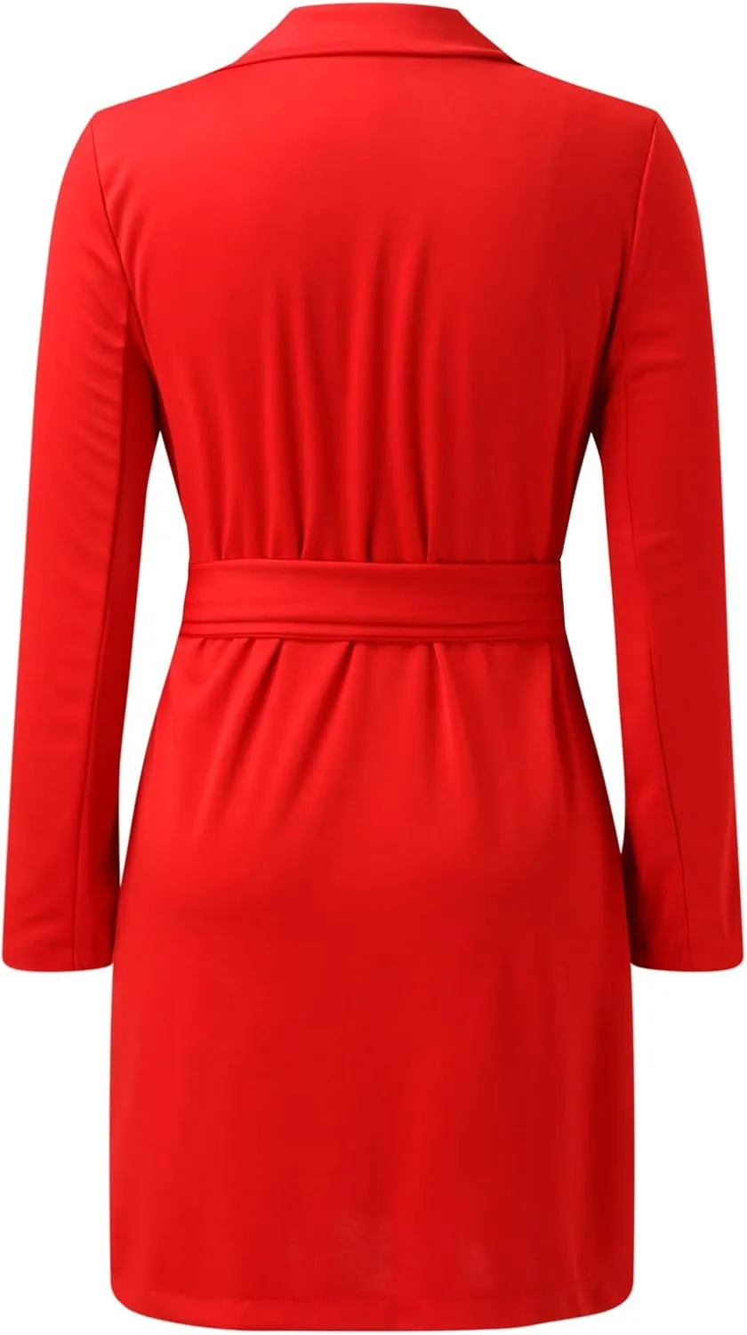 Business Suits for Women 2024 Office Women's Blazers Open Front Prtite Winter Jacket Loose Oversized Cardigan