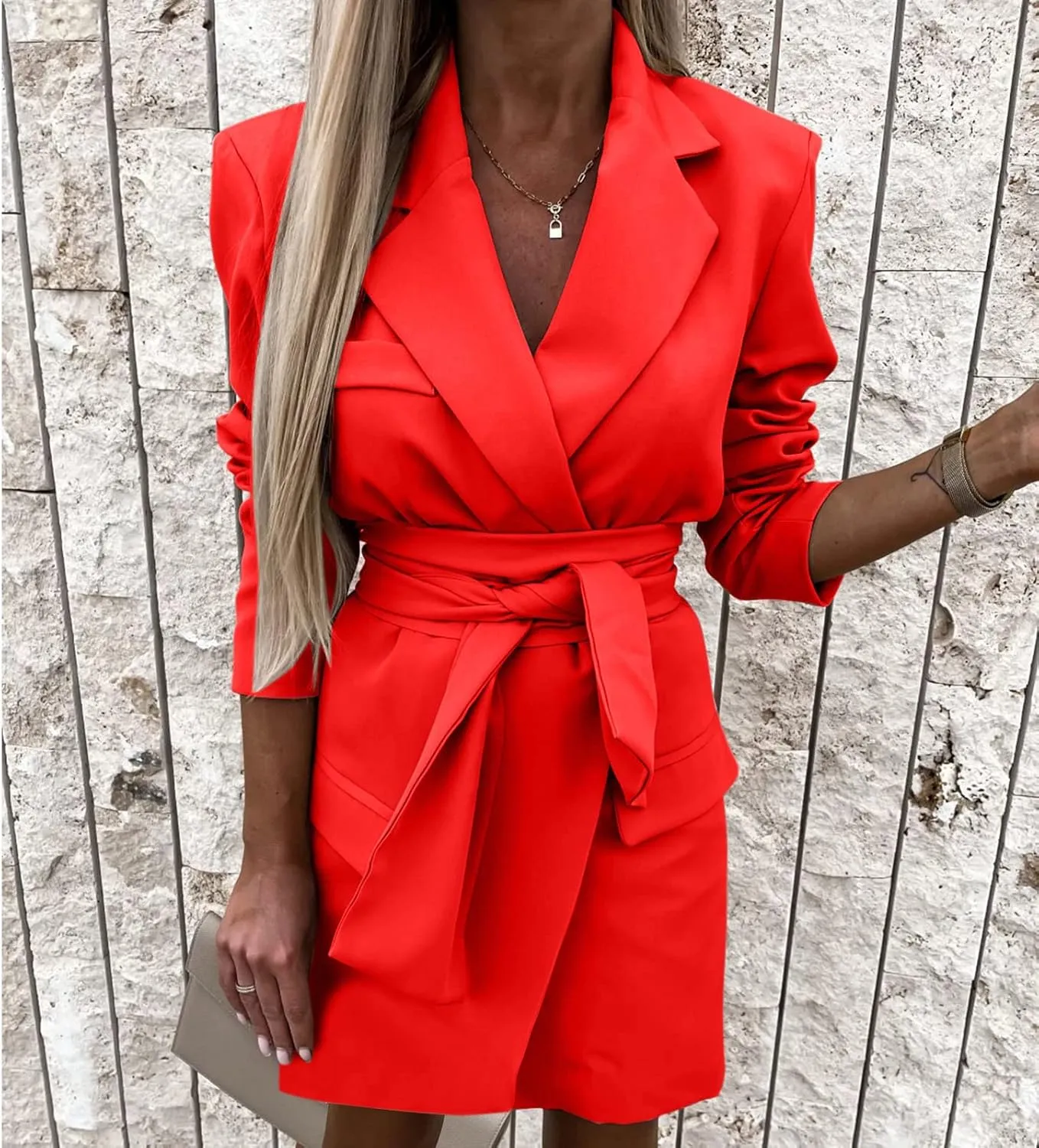 Business Suits for Women 2024 Office Women's Blazers Open Front Prtite Winter Jacket Loose Oversized Cardigan