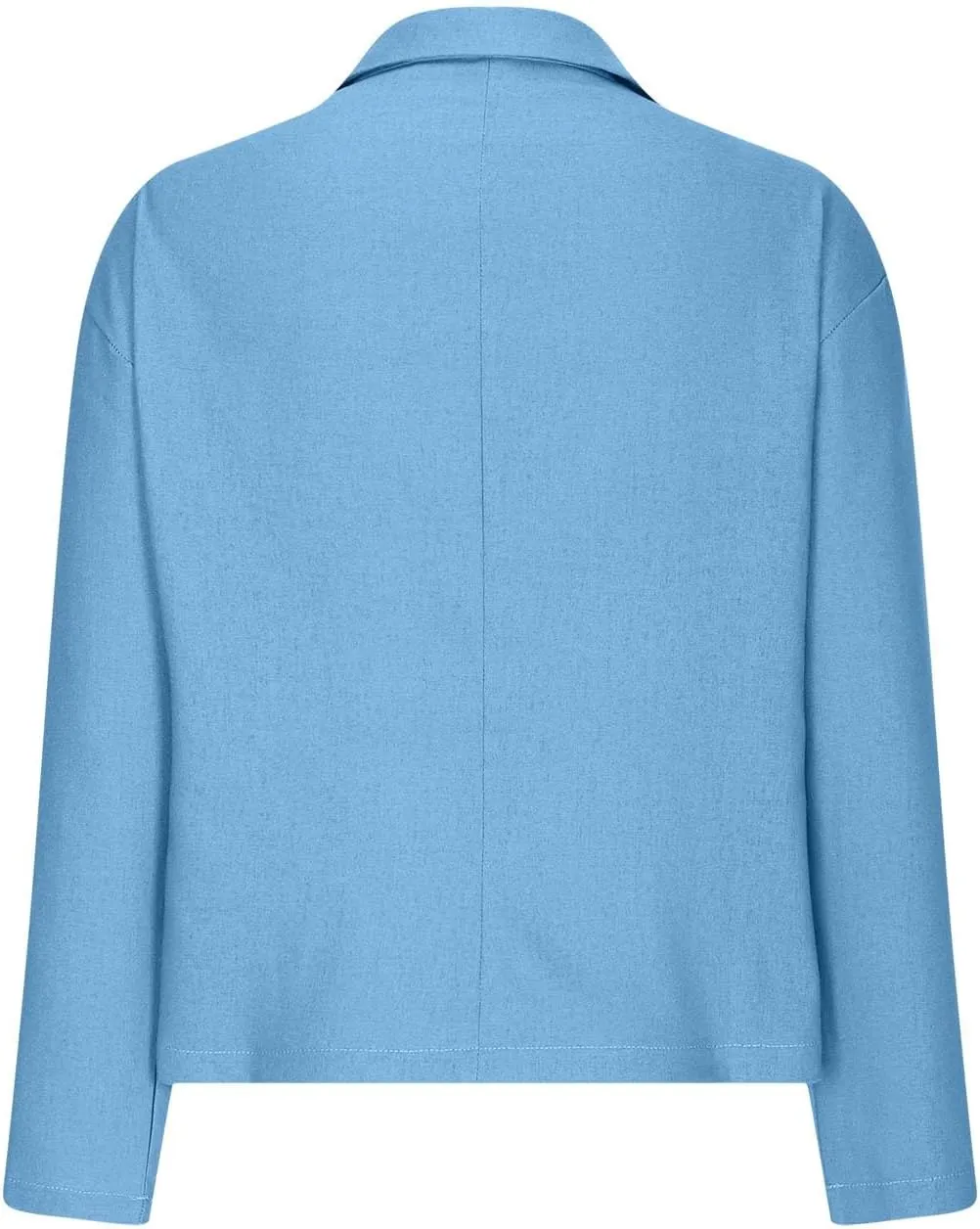 Cotton Linen Blazer for Womens Casual Long Sleeve Button Front Lapel Jackets Loose Lightweight Suit Jackets Blazer