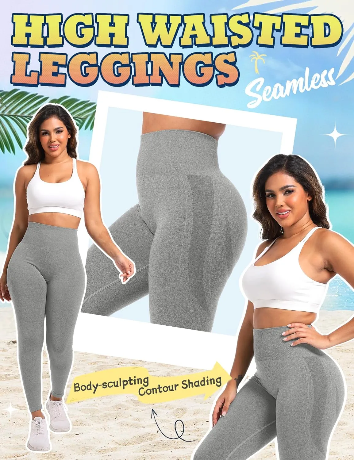 Empower Scrunch Butt Lifting Leggings for Women Seamless Workout Gym Leggings for Women High Waisted Yoga Pants