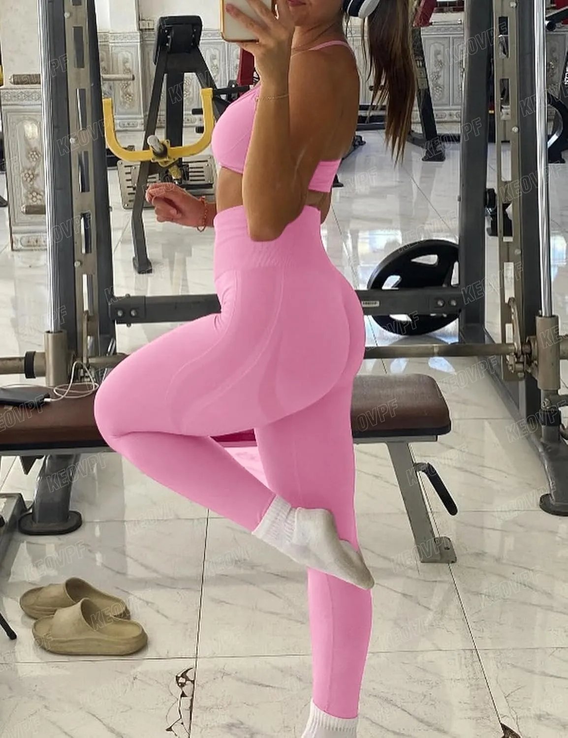 Empower Scrunch Butt Lifting Leggings for Women Seamless Workout Gym Leggings for Women High Waisted Yoga Pants
