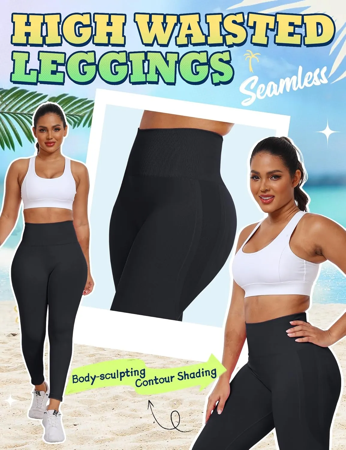 Empower Scrunch Butt Lifting Leggings for Women Seamless Workout Gym Leggings for Women High Waisted Yoga Pants