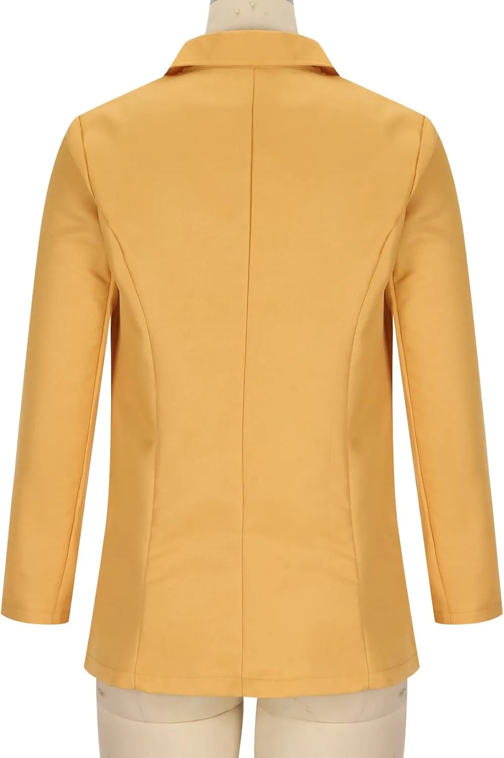Fall Suit Jakcets Women Business Lightweight Casual Fitted Blazers Lapel Single Button Office Jacket with Pockets