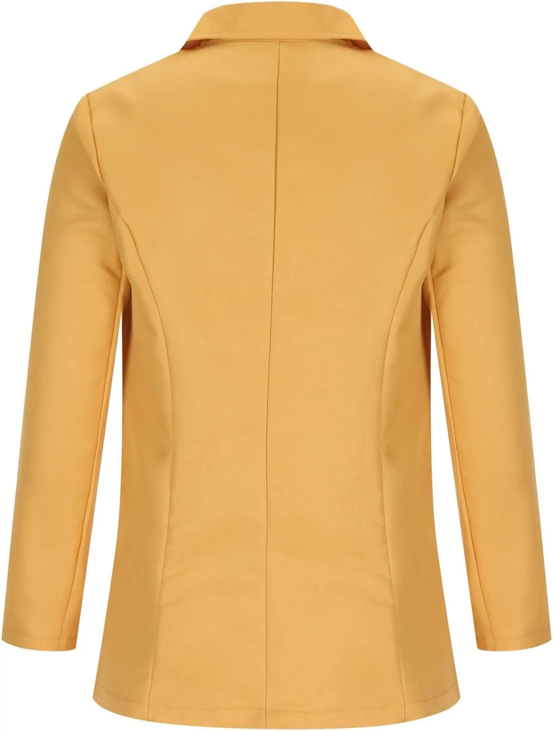 Fall Suit Jakcets Women Business Lightweight Casual Fitted Blazers Lapel Single Button Office Jacket with Pockets