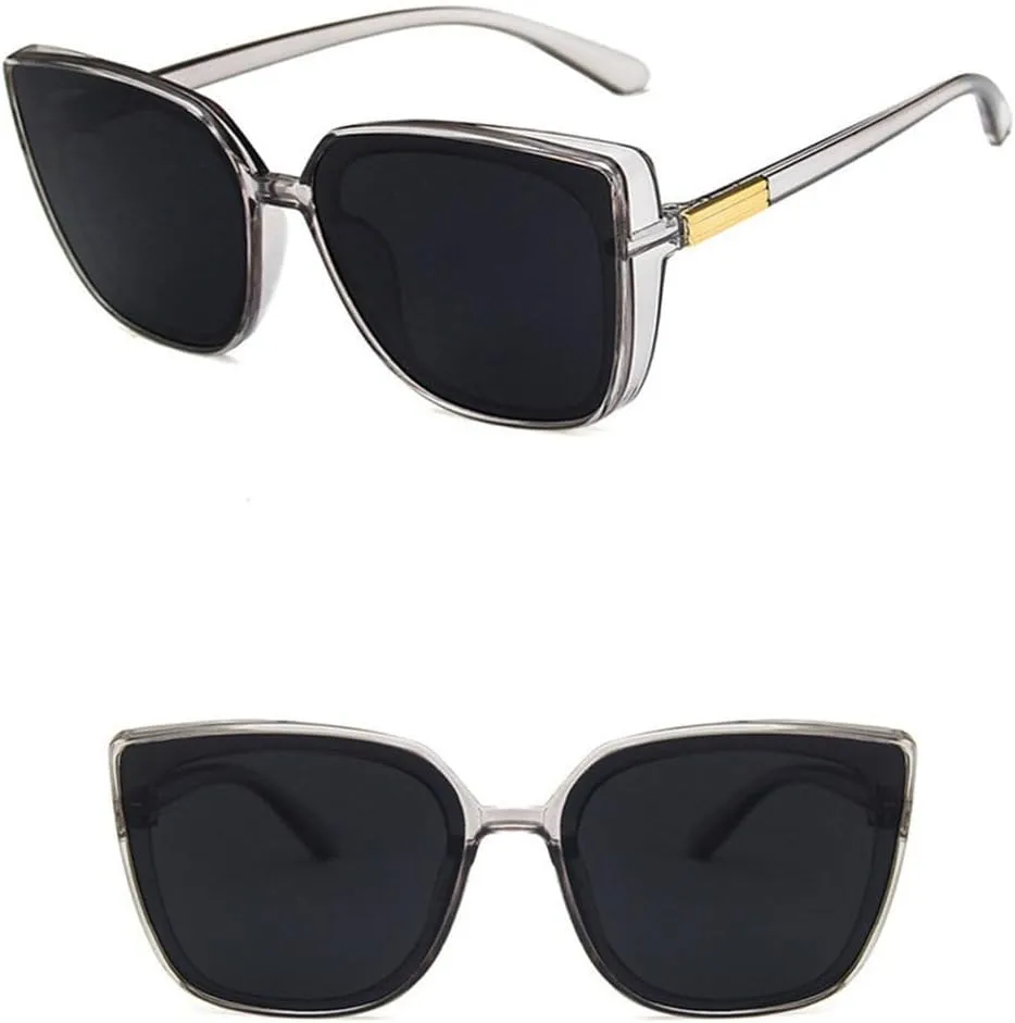 Fashion Cat Eye Sunglasses Retro Sun Glasses Female Big Frame Vintage Sunglasses