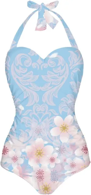 Flashideas Womens One Piece Swimsuits Bathing Suits String Tummy Control Bathing Suits