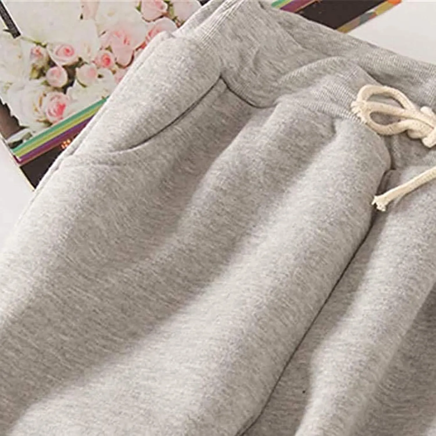 Fleece Pajamas Set for Women Winter Warm Pajamas 2 Piece Outfits Soft Comfy Fleece Pjs Pullover Pant Plush Loungewear