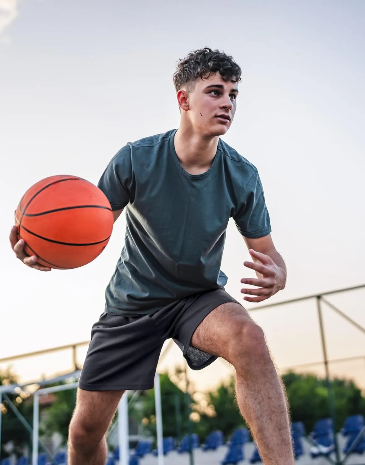 G Gradual Men's Gym Shorts 5"/7"/10" with Zipper Pockets Basketball Athletic Mesh Quick Dry Shorts for Workout Running Tennis