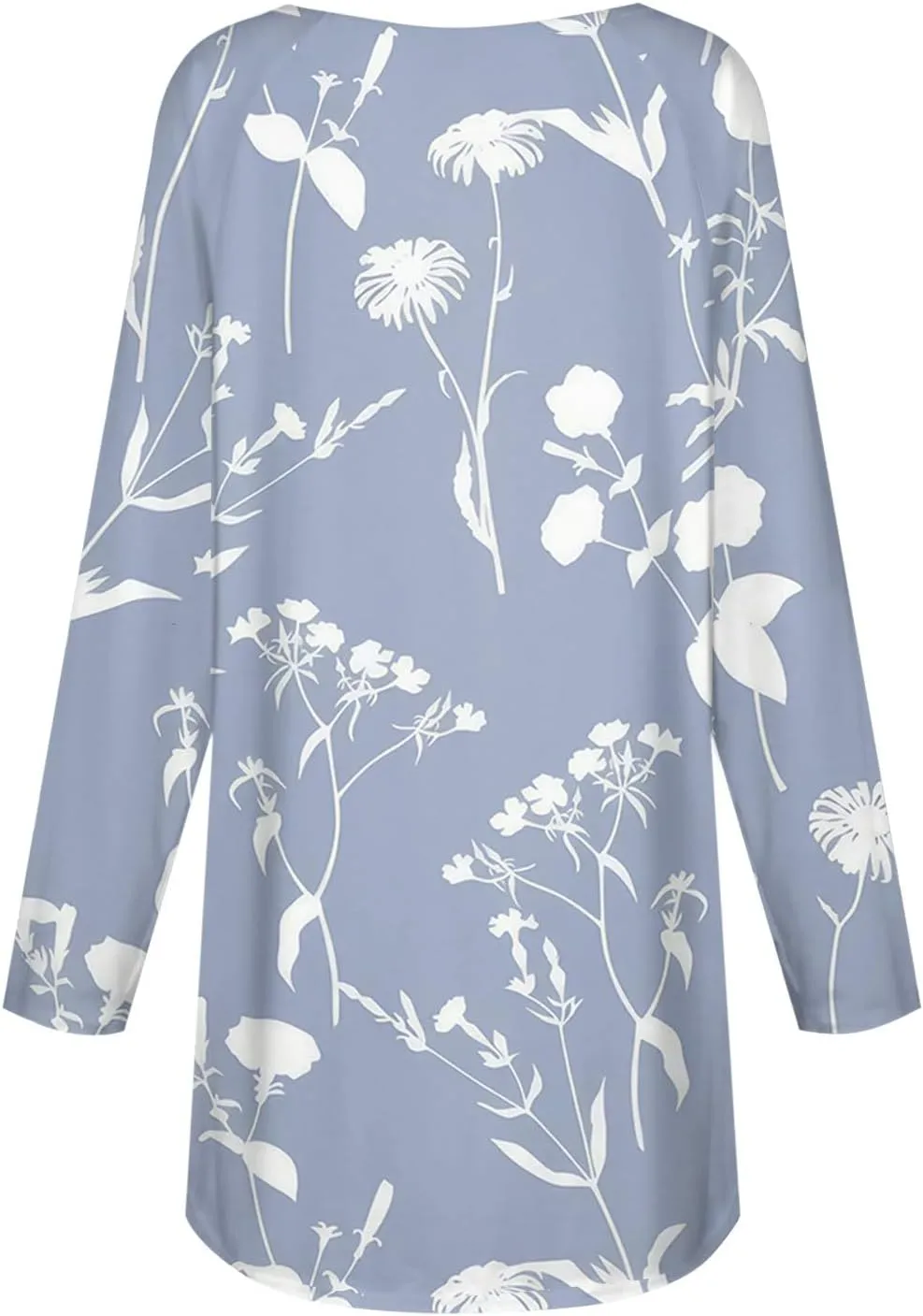 Going Out Tops For Women, Womens Loose Fit Long Sleeve Blouse Trendy Crewneck Tunics Or Tops To Wear With Leggings