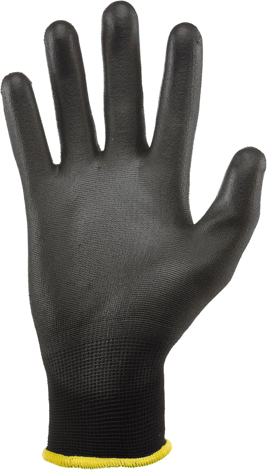 Gorilla Grip Gloves, Max Grip, All Purpose Work Gloves, Slip Resistant, Nylon Shell, Medium, 25 Pairs