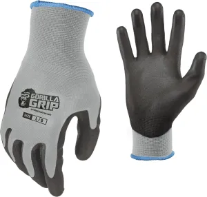 GREASE MONKEY Gorilla Grip Grey Slip Resistant All Purpose Work Gloves