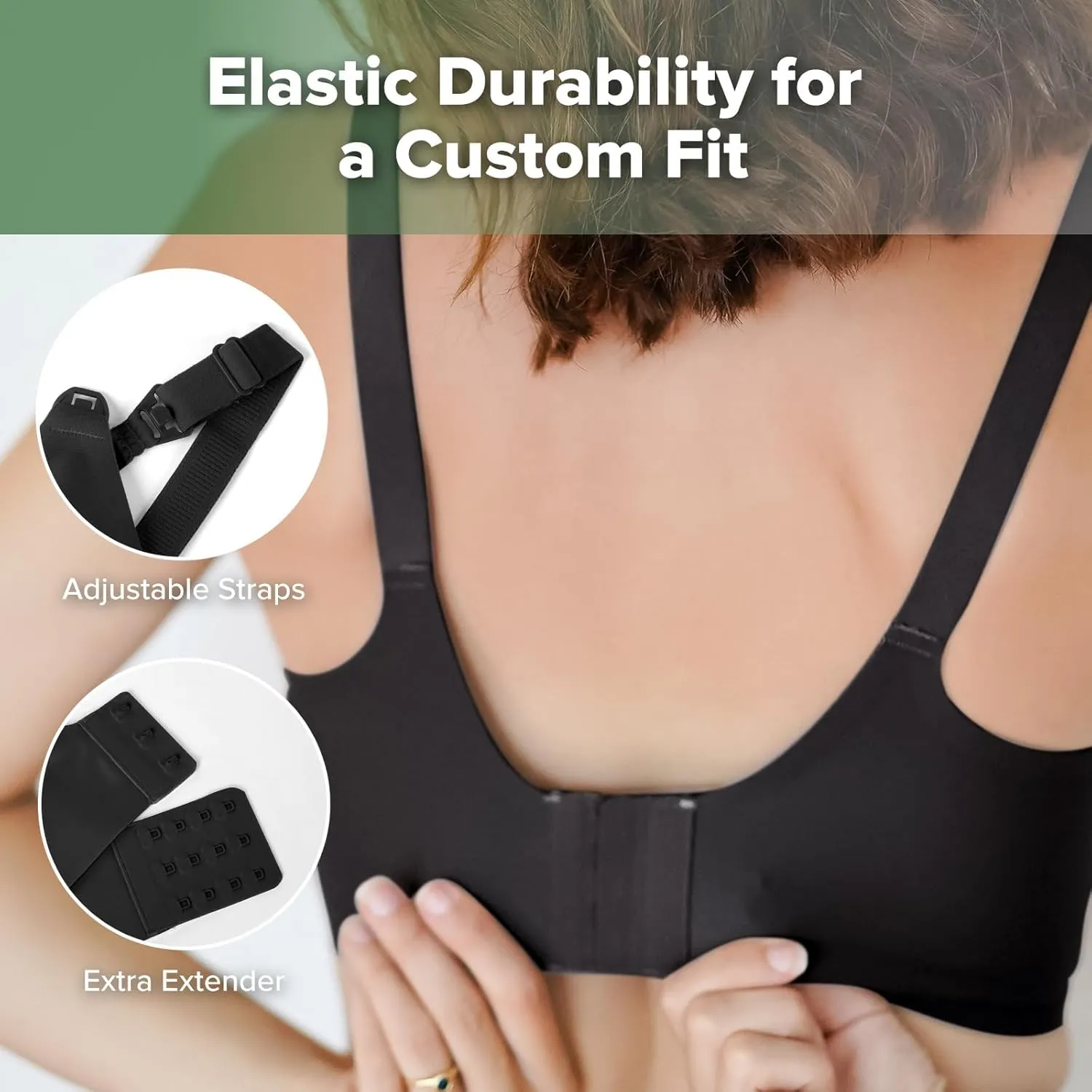 haakaa Nursing Bras for Breastfeeding, Ultra Comfort Jelly Strip“ Supportive Maternity Bras Wireless Pregnancy Bras