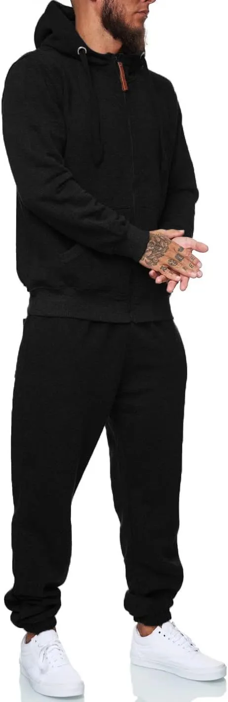 HHGKED Sweat suits men Tracksuits 2 Piece sets Athletic Jogging suits Casual Outfits for men