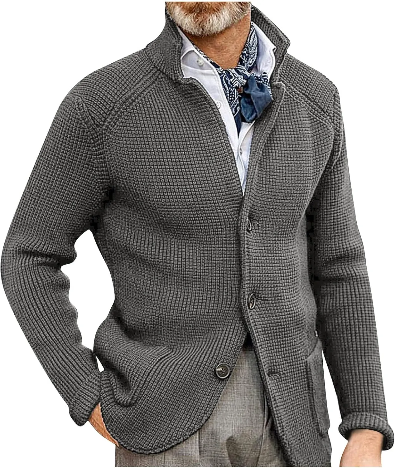 Jackets for Men Autumn and Winter Men's Fashion Loose Hooded Jacket Sweater Jackets