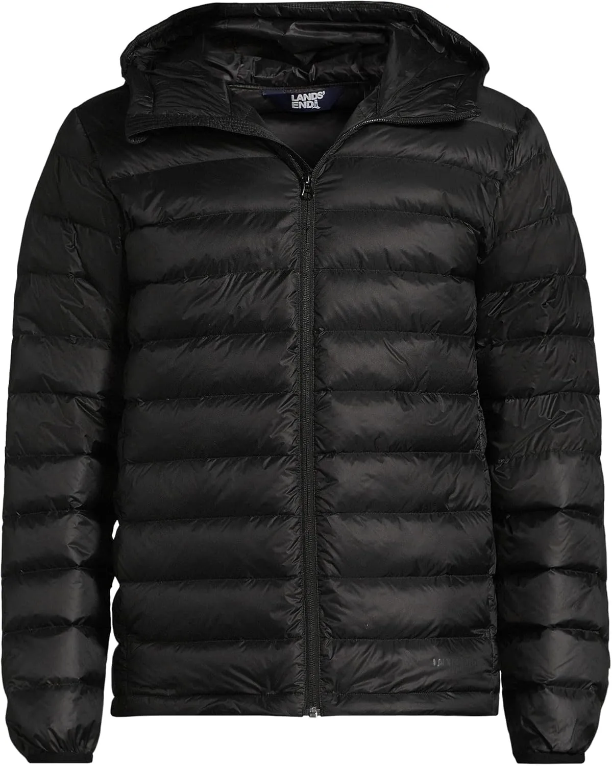 Lands' End Men's Wanderweight Ultralight Packable Hooded Down Jacket