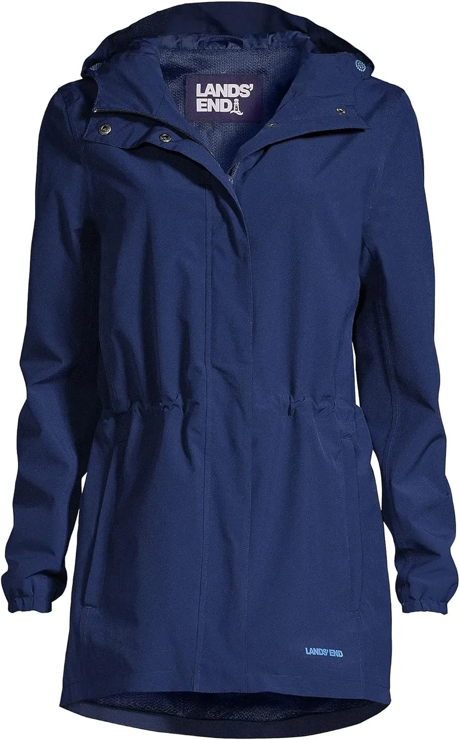 Lands' End Women's Squall Packable Waterproof Raincoat