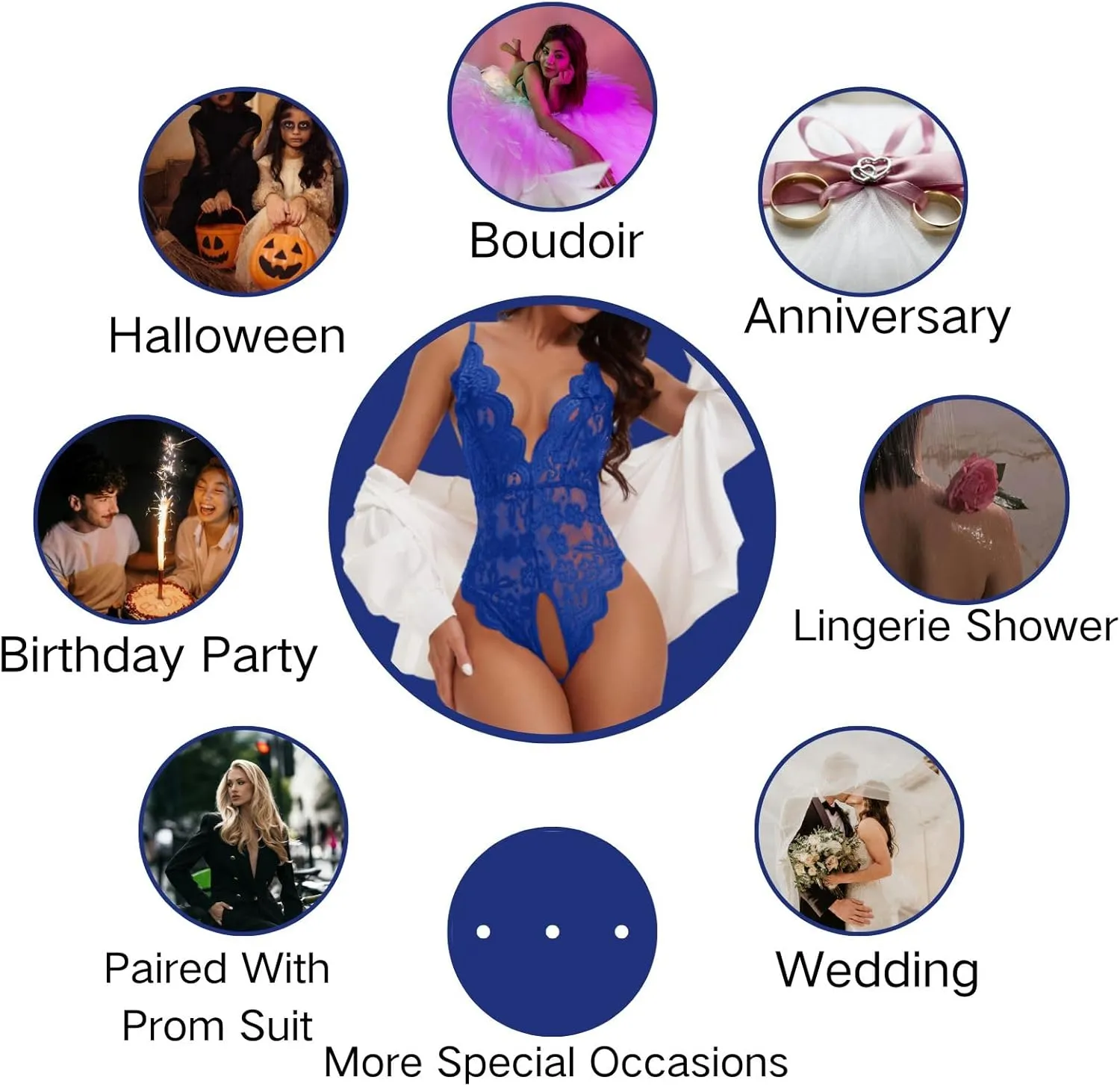 Lingerie Sets for Women Sexy Crotchless Underwear See Through Lace Bra and Panty 2 Piece Set