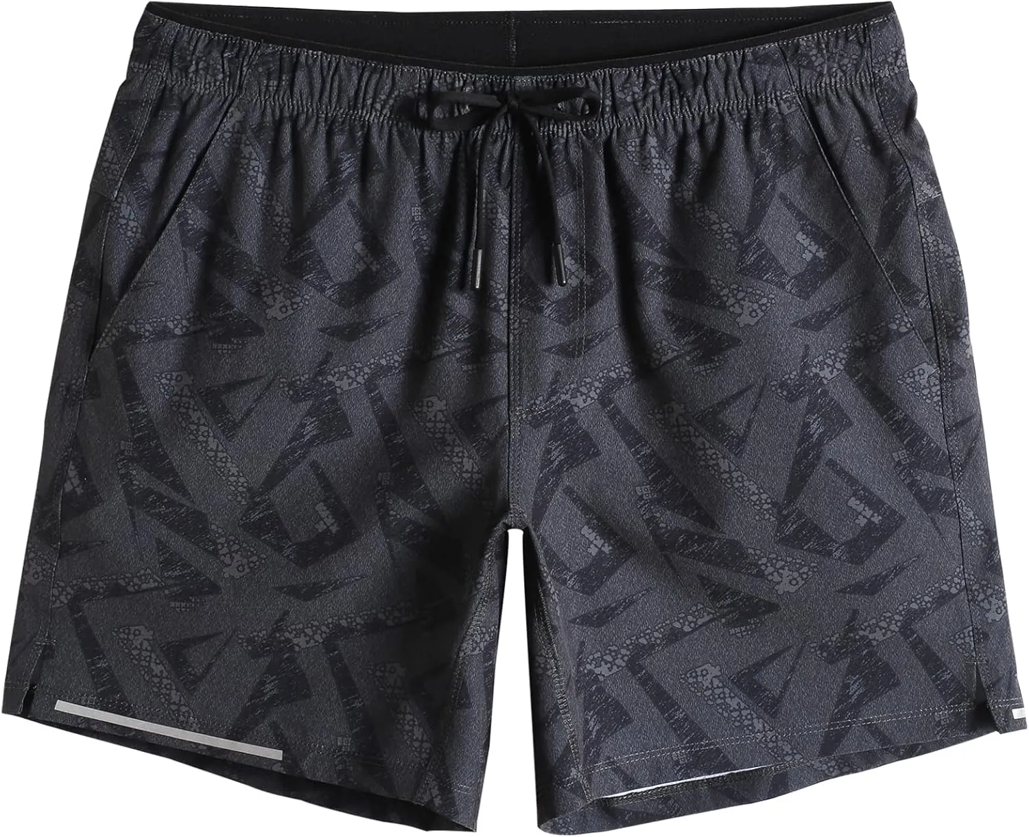 maamgic Mens Running Shorts Workout 6" Marathon Lightweight Quick Dry Gym Shorts with Zip Pocket