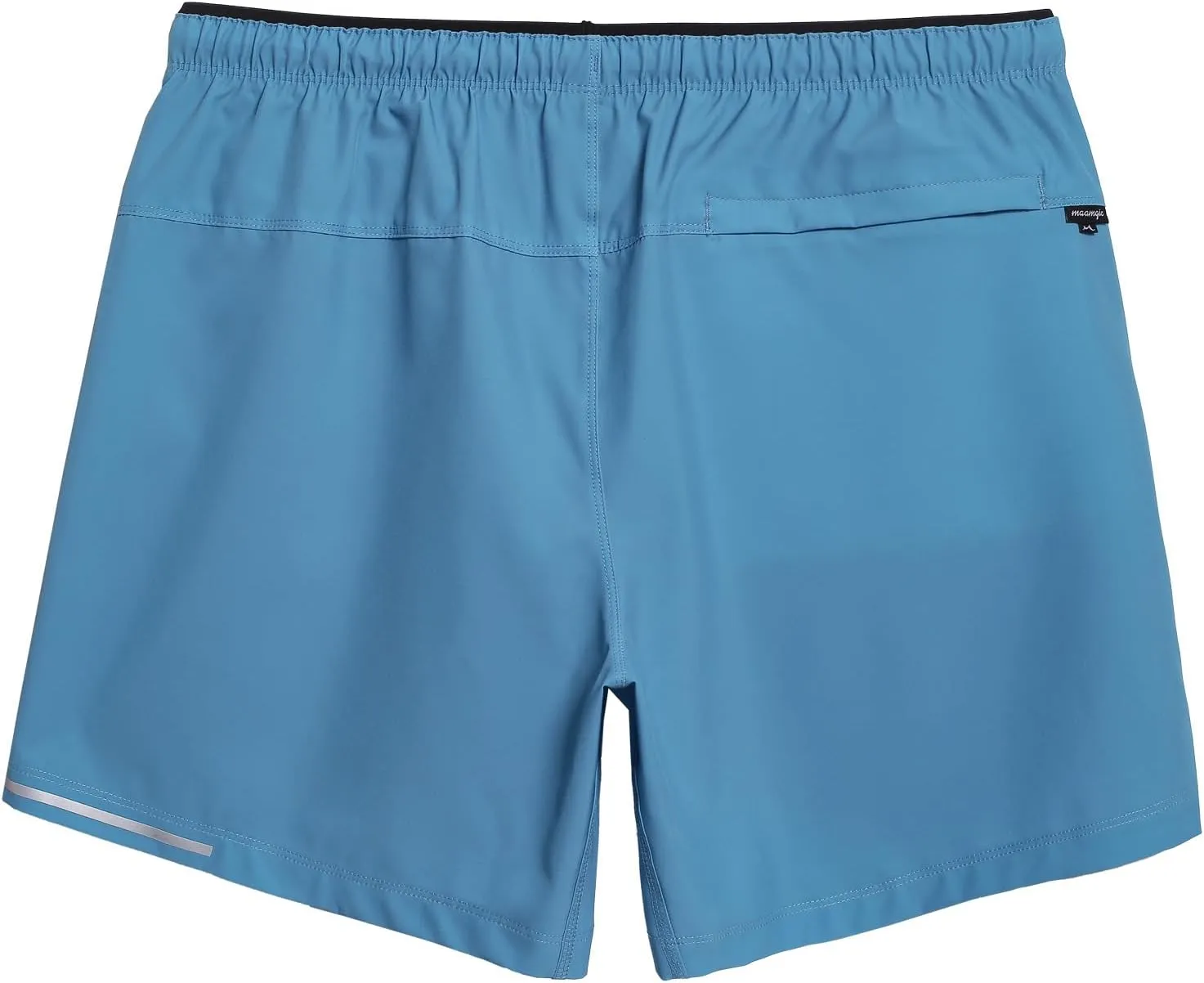 maamgic Mens Running Shorts Workout 6" Marathon Lightweight Quick Dry Gym Shorts with Zip Pocket