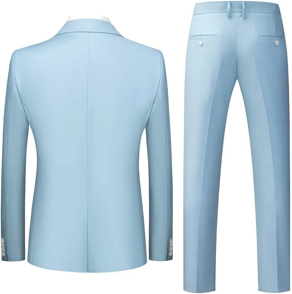 Men Suits for Wedding Men High End Elegant 2 Piece Suits for Men Blazer Pants