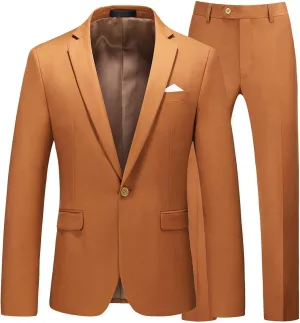 Men Suits for Wedding Men High End Elegant 2 Piece Suits for Men Blazer Pants