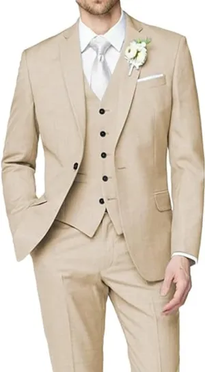 Men Suits Suits for Men Wedding Suit 3 Piece Vintage Blazer Vest Pants