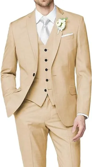 Men Suits Suits for Men Wedding Suit 3 Piece Vintage Blazer Vest Pants