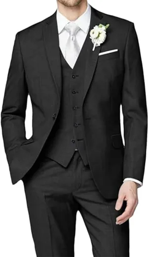 Men Suits Suits for Men Wedding Suit 3 Piece Vintage Blazer Vest Pants