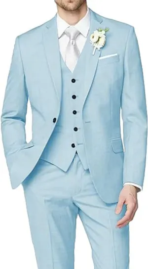Men Suits Suits for Men Wedding Suit 3 Piece Vintage Blazer Vest Pants