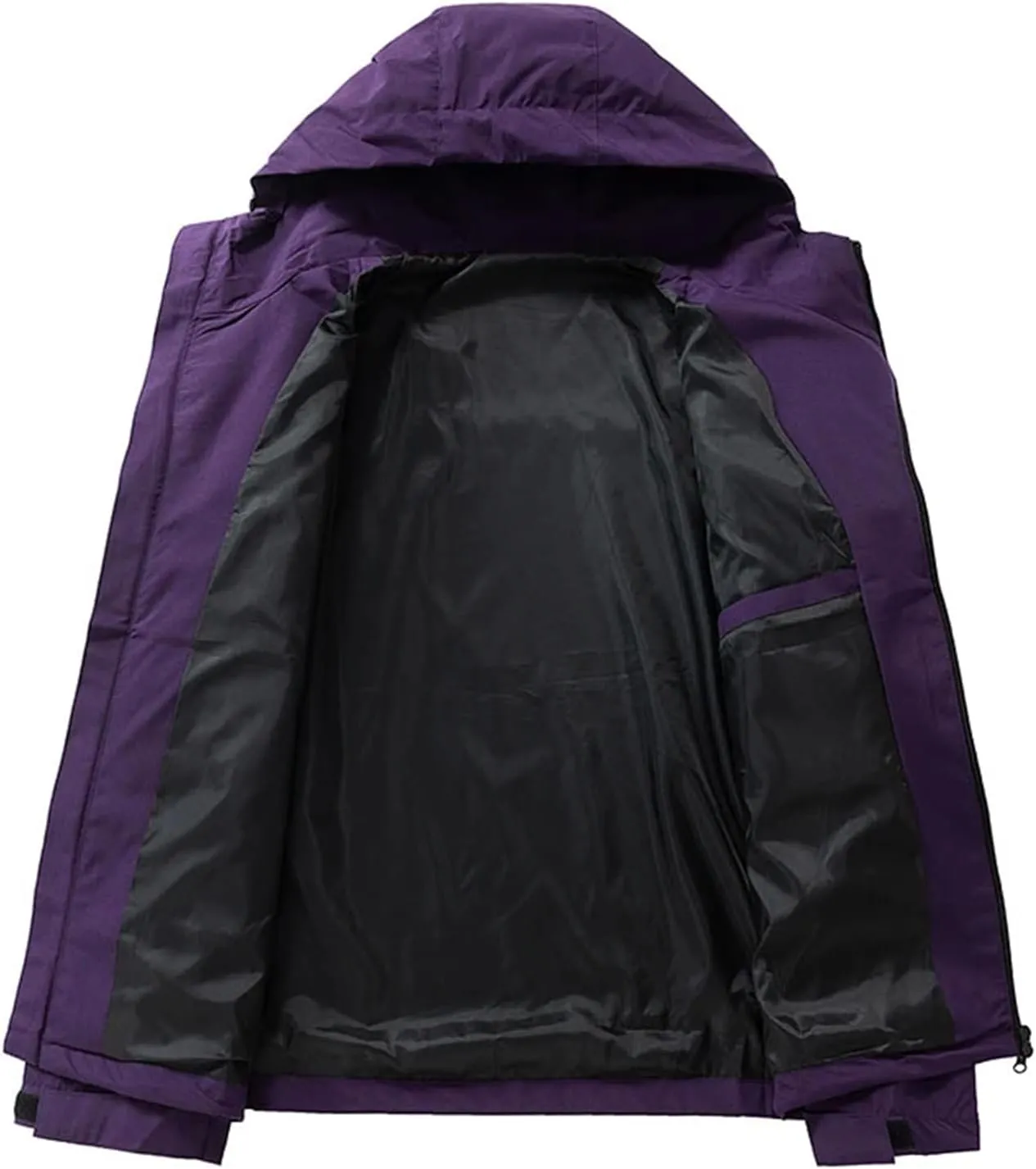 Men's Hooded Thin Jackets Mountain Skiing Outdoor Hiking Jackets Mountaineering Clothing