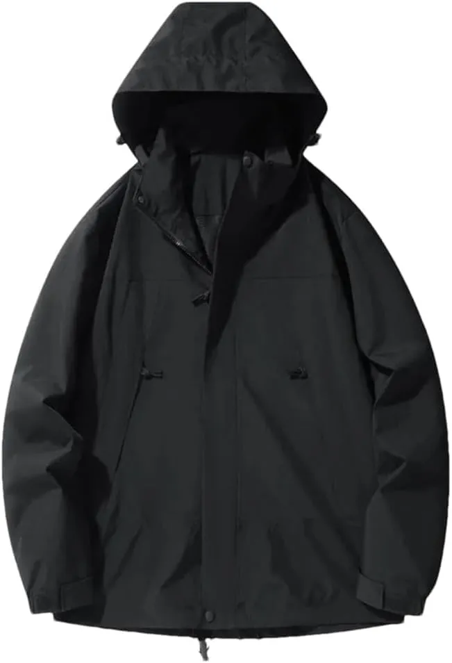 Men's Outdoor Sports Jackets Casual Coat Hooded Jackets Lightweight Couple Outdoor Climbing Outwear