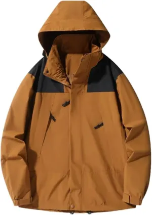 Men's Outdoor Sports Jackets Casual Coat Hooded Jackets Lightweight Couple Outdoor Climbing Outwear