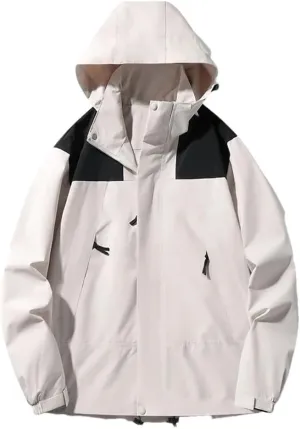 Men's Outdoor Sports Jackets Casual Coat Hooded Jackets Lightweight Couple Outdoor Climbing Outwear