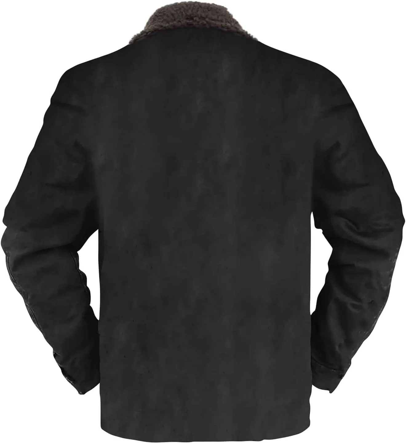 Mens Sherpa Lined Jacket Full Zip Military Heavyweight Fleece Jackets Winter Active Work Jackets Warm Coat for Men
