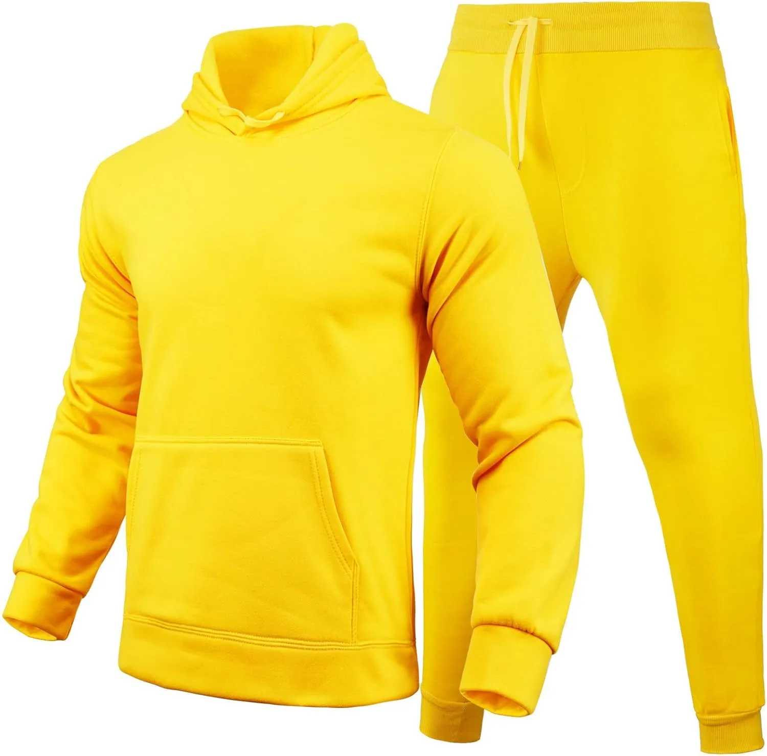 Men's Track Suits 2 Piece Set Active Jogging Suits Long Sleeve Sweatsuits Pullover Casual Workout Sports Outfits Suits
