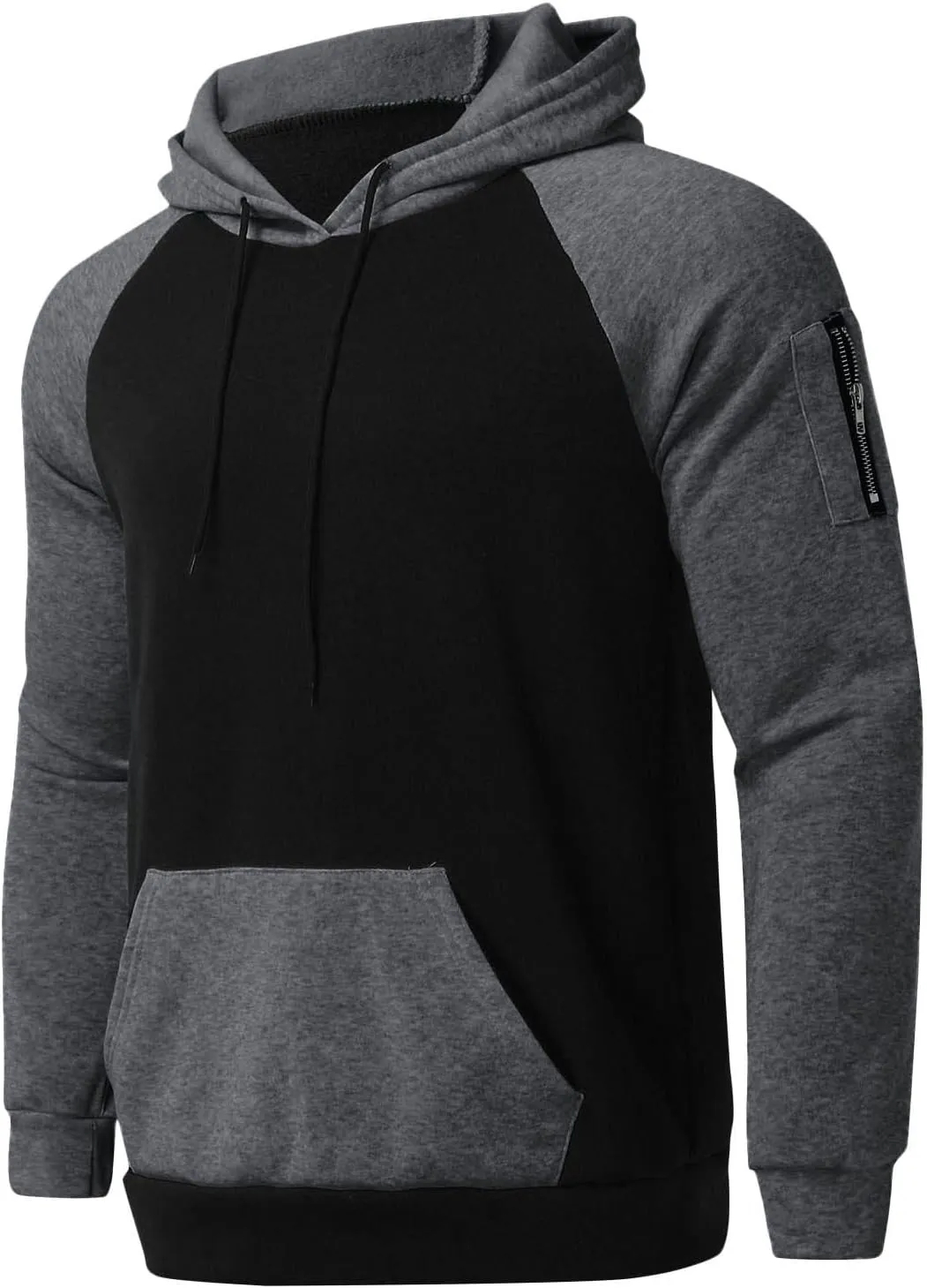 Men's Track Suits 2 Piece Set Active Jogging Suits Long Sleeve Sweatsuits Pullover Casual Workout Sports Outfits Suits