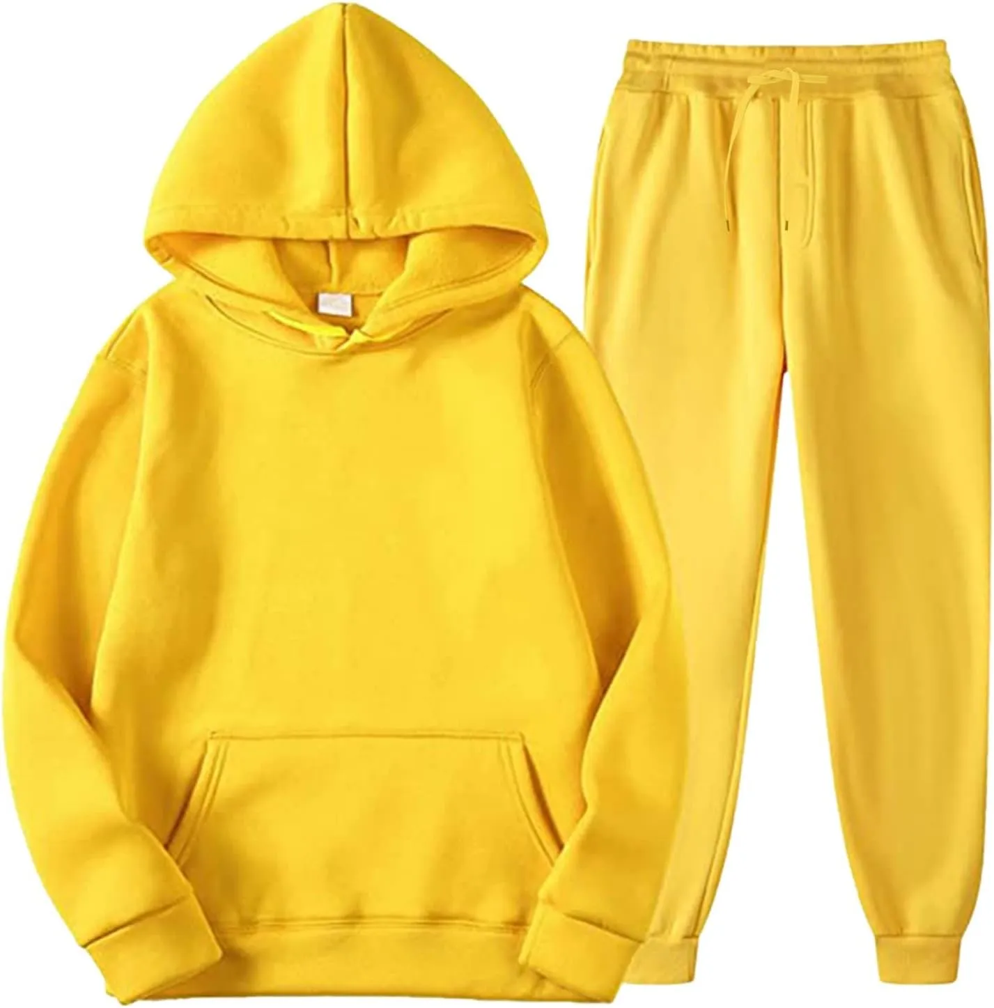 Men's Track Suits 2 Piece Set Active Jogging Suits Long Sleeve Sweatsuits Pullover Casual Workout Sports Outfits Suits
