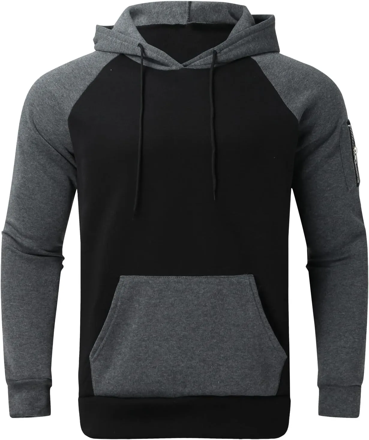 Men's Track Suits 2 Piece Set Active Jogging Suits Long Sleeve Sweatsuits Pullover Casual Workout Sports Outfits Suits