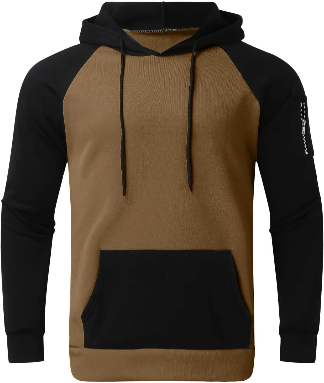 Men's Track Suits 2 Piece Set Active Jogging Suits Long Sleeve Sweatsuits Pullover Casual Workout Sports Outfits Suits