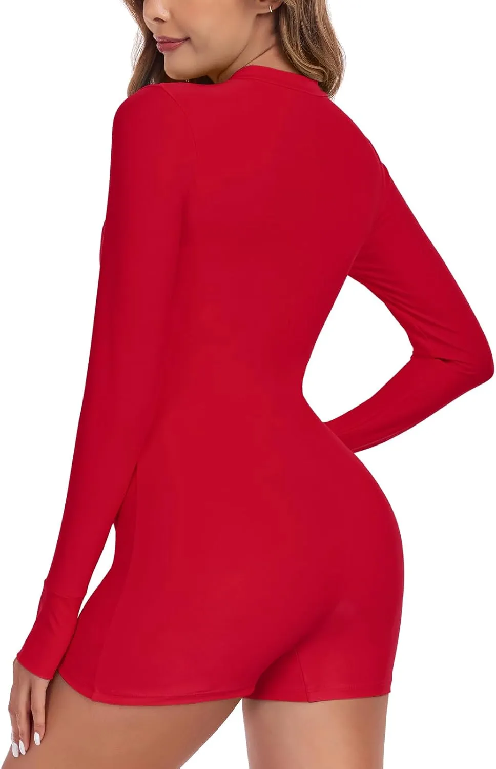 Ocean Blues Women's Long Sleeve One Piece Bathing Suit Athletic Boyleg One Piece Swimsuit UPF 50  Sun Protection Rash Guard