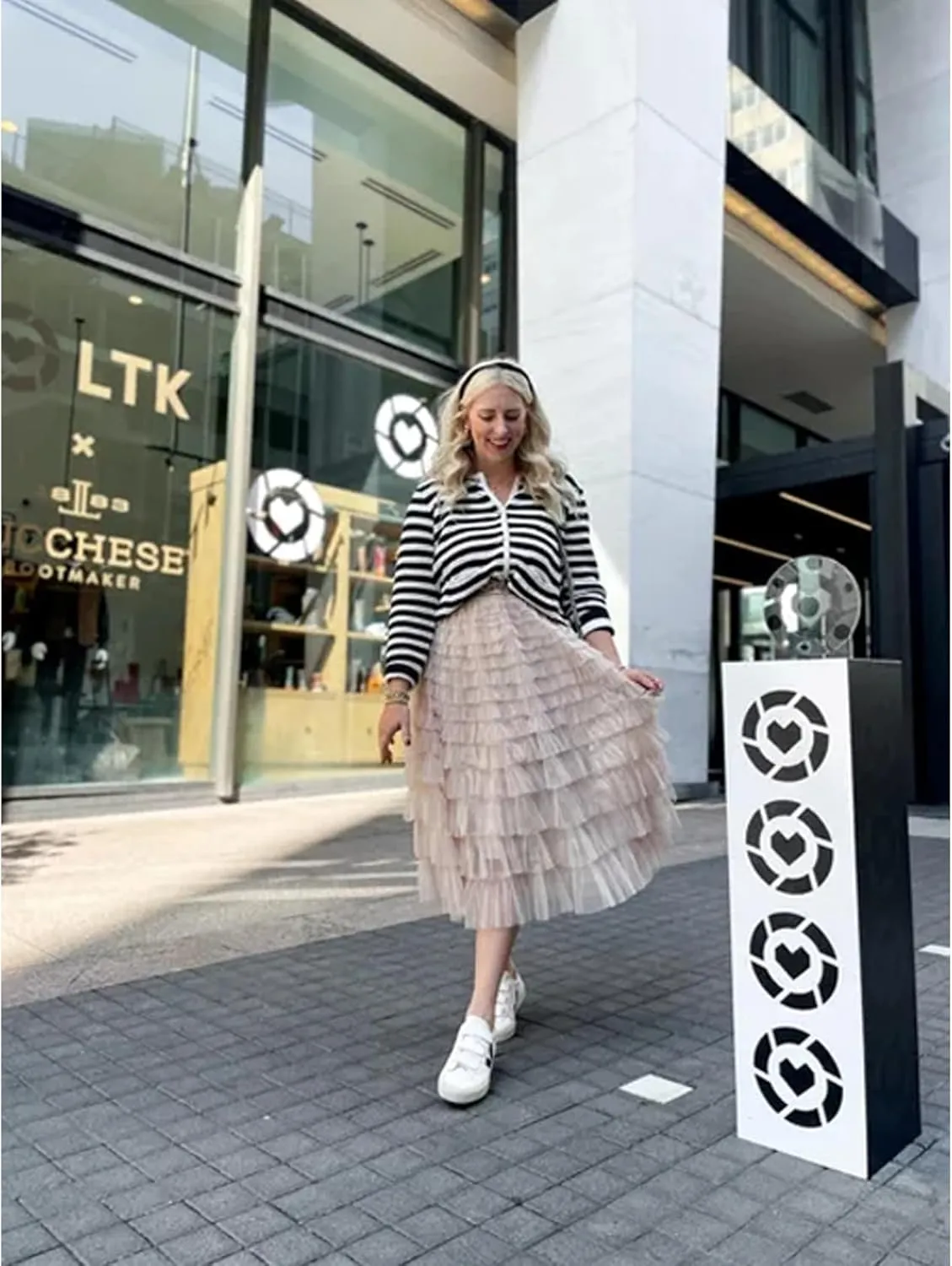 Perbai Womens Long Maxi Tiered Tulle Skirt High Waisted A Line Layered Mesh Tutu Skirts Petticoat