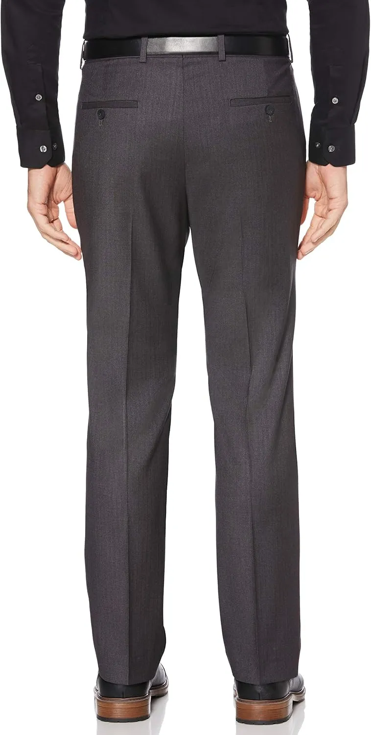 Perry Ellis Men's Portfolio Slim Fit Dress Pants (Waist Size 28-38 Big & Tall)